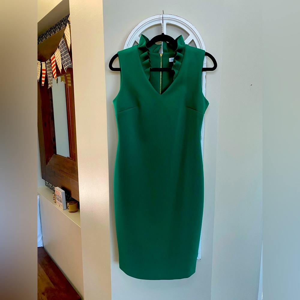 Calvin Klein Emerald Cocktail Dress